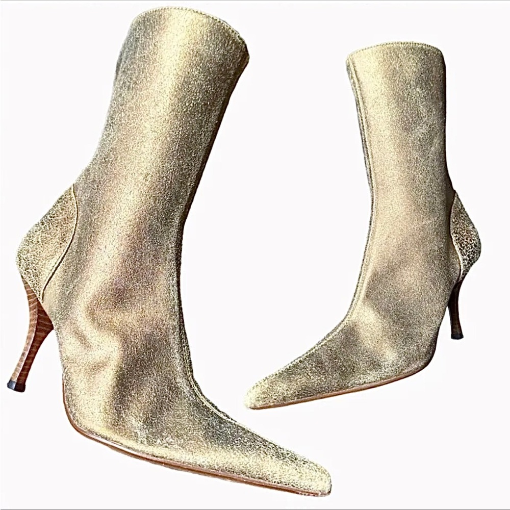 Steve Madden Vintage Gold Boots